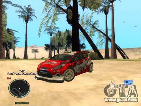 Ford Fiesta RS WRC para GTA San Andreas