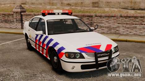 Policía holandesa para GTA 4