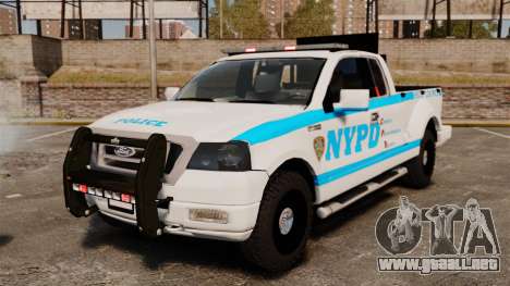 Ford F-150 v3.3 NYPD [ELS & EPM] v1 para GTA 4