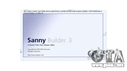 Sanny Builder v3.04 para GTA San Andreas