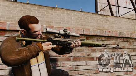 V3 de rifle de francotirador Dragunov para GTA 4