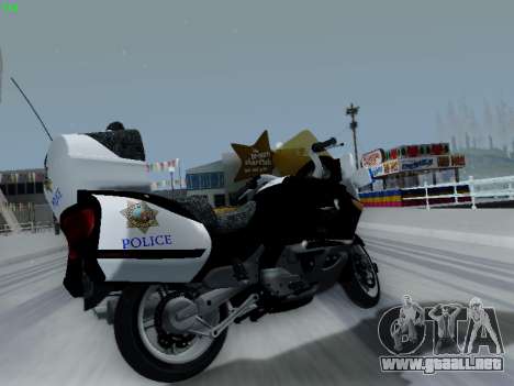 BMW K1200LT Police para GTA San Andreas