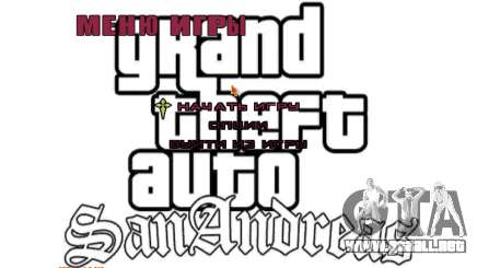 Nuevo menú para GTA San Andreas