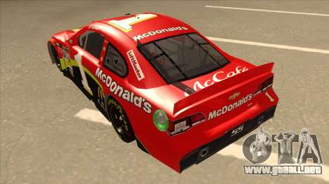 Chevrolet SS NASCAR No. 1 McDonalds para GTA San Andreas