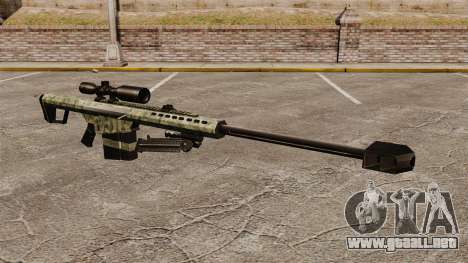 El v6 de rifle de francotirador Barrett M82 para GTA 4