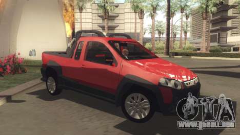 Fiat Strada Locker 2013 para GTA San Andreas