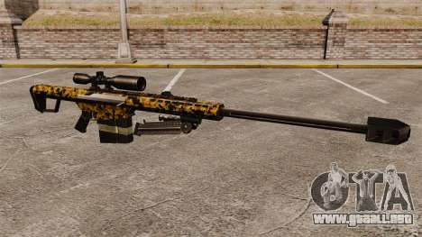 El v12 de rifle de francotirador Barrett M82 para GTA 4