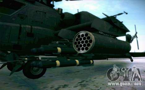 AH-64 Apache para GTA San Andreas