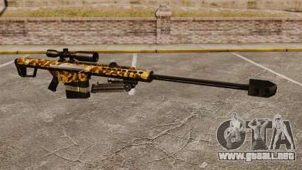 El francotirador Barrett M82 rifle v9 para GTA 4