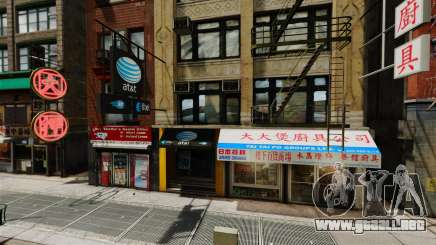 Tiendas de Chinatown para GTA 4