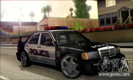 Mercedes-Benz 190E Evolution Police para GTA San Andreas