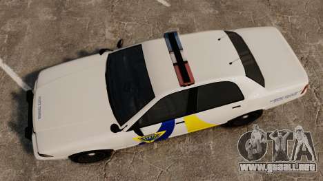 GTA V Police Vapid Cruiser Alderney state para GTA 4