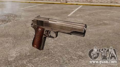 V4 pistola Colt M1911 para GTA 4