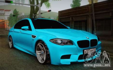 BMW M5 F10 v1 para GTA San Andreas