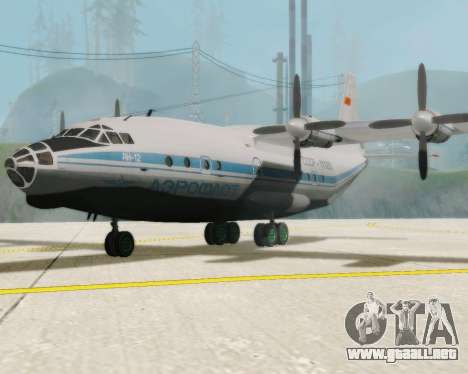El an-12 Aeroflot para GTA San Andreas