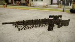 Sniper M-14 With Camouflage Grid para GTA San Andreas