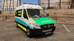Mercedes-Benz Sprinter Australian Ambulance ELS para GTA 4