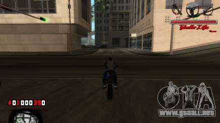 C-HUD Ghetto Live by Sanders para GTA San Andreas