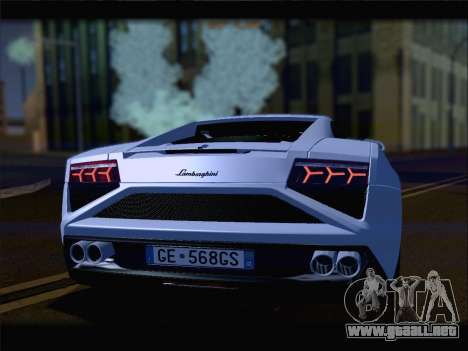 Lamborghini Gallardo 2013 para GTA San Andreas