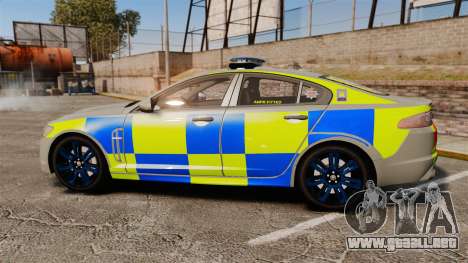 Jaguar XFR 2010 West Midlands Police [ELS] para GTA 4