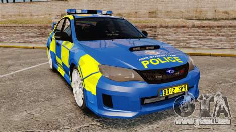 Subaru Impreza WRX STI 2011 Police [ELS] para GTA 4