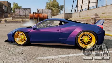 Ferrari 458 Italia Liberty Walk para GTA 4