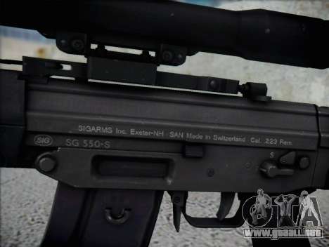 Rifle de francotirador HD para GTA San Andreas