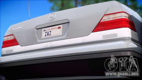 Mercedes-Benz S600 V12 V1.2 para GTA San Andreas