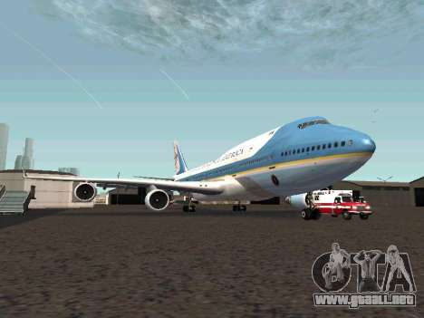 Boeing-747-400 Airforce one para GTA San Andreas