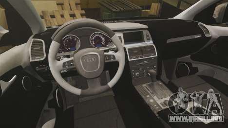 Audi Q7 Unmarked Police [ELS] para GTA 4