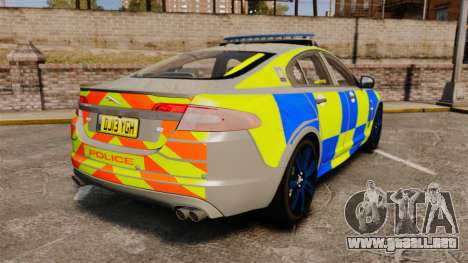 Jaguar XFR 2010 West Midlands Police [ELS] para GTA 4