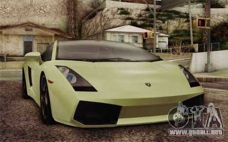 Lamborghini Gallardo SE para GTA San Andreas