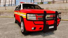 Chevrolet Tahoe Fire Chief v1.4 [ELS] para GTA 4