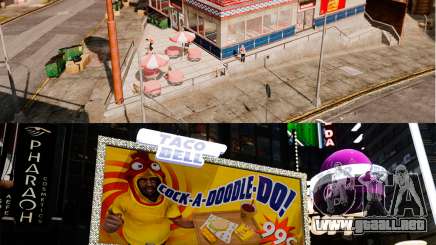 Comer McDonalds y Taco Bell para GTA 4