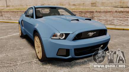 Ford Mustang GT 2013 Widebody NFS Edition para GTA 4