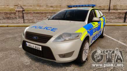 Ford Mondeo Metropolitan Police [ELS] para GTA 4