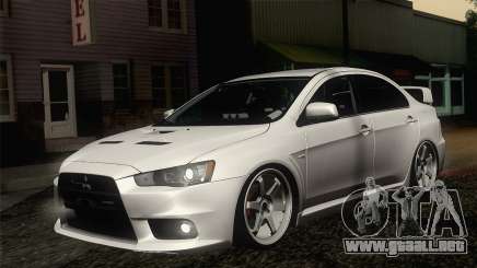 Mitsubishi Lancer X Evolution para GTA San Andreas