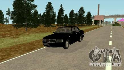GAZ 3110 Volga negro para GTA San Andreas