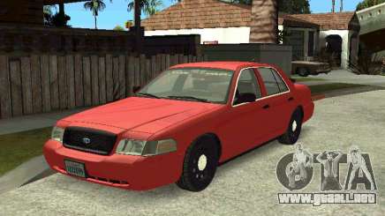 Ford Crown Victoria Unmarked Police para GTA San Andreas
