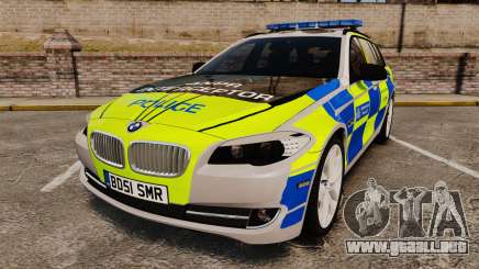BMW 550d Touring Metropolitan Police [ELS] para GTA 4