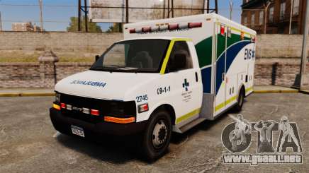 Brute Alberta Health Services Ambulance [ELS] para GTA 4