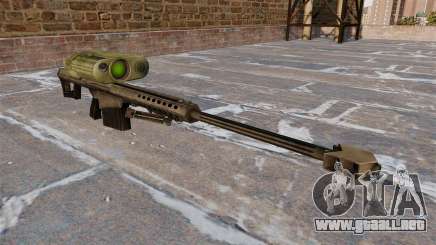 Rifle de francotirador Barrett M82A3 para GTA 4
