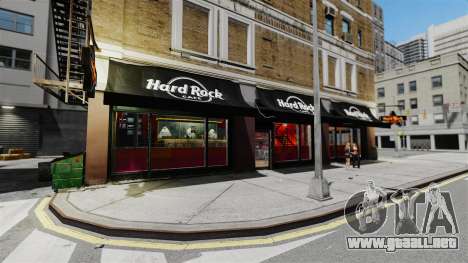 Una nueva cafetería-Hard Rock- para GTA 4