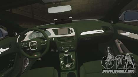 Audi S4 Unmarked Police [ELS] para GTA 4