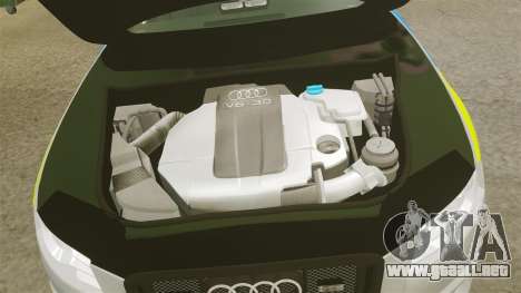 Audi S4 ANPR Interceptor [ELS] para GTA 4
