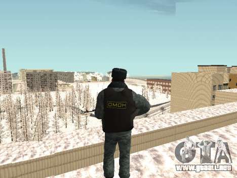 El OMON policías antidisturbios en el uniforme d para GTA San Andreas