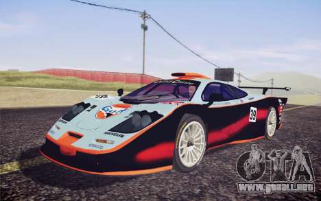 McLaren F1 GTR Longtail 22R para GTA San Andreas