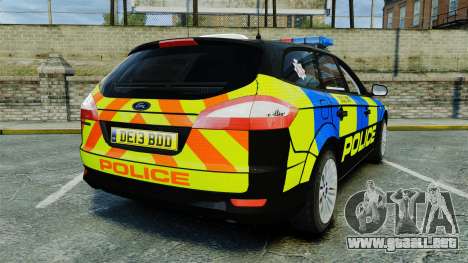 Ford Mondeo Estate Police Dog Unit [ELS] para GTA 4