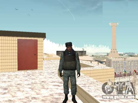 El OMON policías antidisturbios en el uniforme d para GTA San Andreas