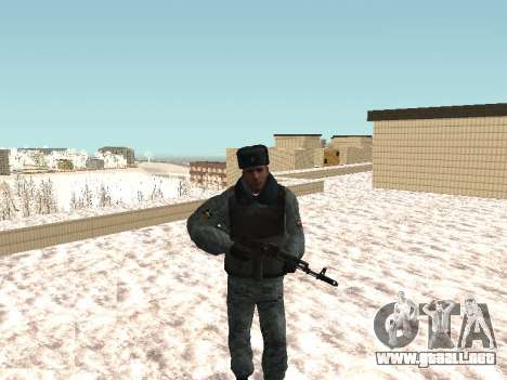 El OMON policías antidisturbios en el uniforme d para GTA San Andreas